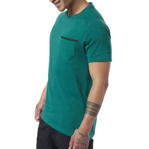 Reebok Training Supply Move T Shirt Herren - Grün - DE 264-JLC